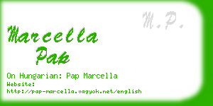 marcella pap business card